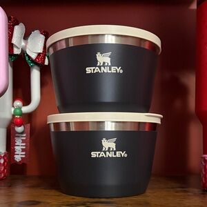Stanley Black and Cream Target pet collab pet bowls